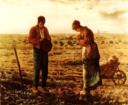 Jean Francois Millet L'Angelus Germany oil painting art